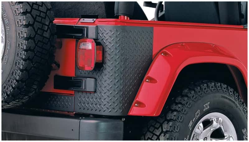 Bushwacker — Bushwacker 97-06 Jeep Wrangler Trail Armor Rear Corners - Black
Trail Armor - view 3