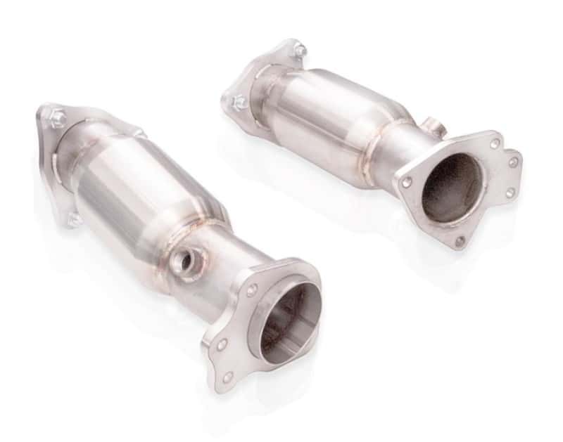 Stainless Works — Stainless Works 20-21 Chevrolet Corvette C8 6.2L High-Flow Catted Midpipe Kit 3in
Exhaust System - view 2