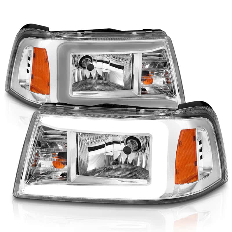 ANZO — ANZO 2001-2011 Ford Ranger Crystal Headlights w/ Light Bar Chrome Housing
Head Light Set
HdLtSet - view 6