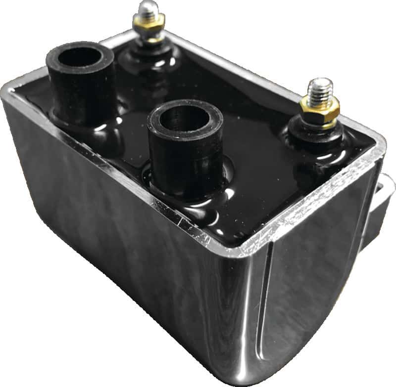 TwinPower — Twin Power 65-79 Big Twin and XL Ignition Coil Chrome Replaces H-D 31609-65A 5 Ohm - view 2
