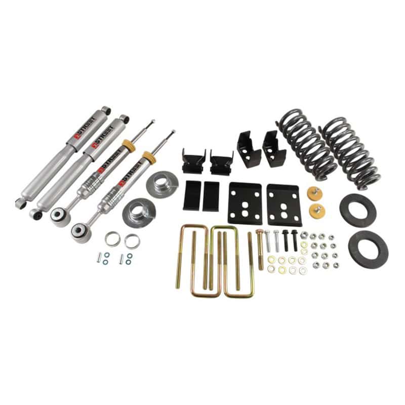 Belltech — Belltech 09-13 Ford F150 Ext/Quad Cabs 2WD Lowering Kit w/SP Shocks 2 or 3in F/5.5in R Drop
LOWERING KIT - view 2