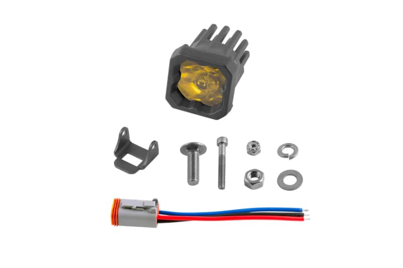 Diode Dynamics — Diode Dynamics Stage Series C1 LED Pod Pro - Yellow Wide Standard ABL Each - view 7