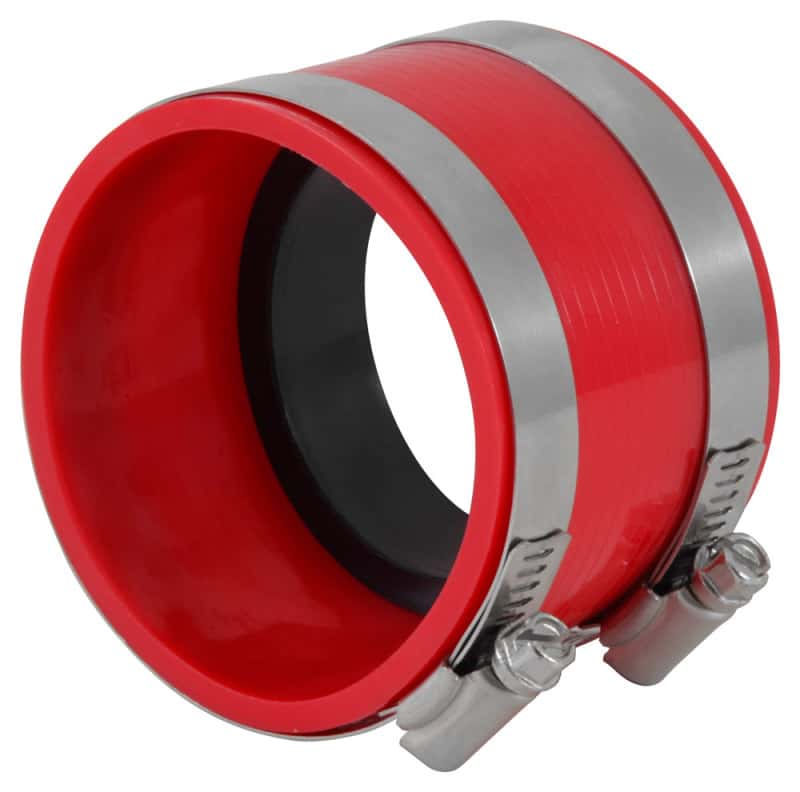 Spectre — Spectre Coupler 3in. (PVC) w/Insert - Red - view 5