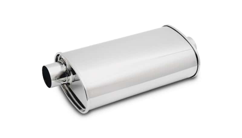 Vibrant — Vibrant StreetPower Oval Muff 5in x 9in x 15in long body 2.25in in I.D. x 2.25in out Offset-Center
2.25"MufflerOff-Cntr
Muffler - view 3