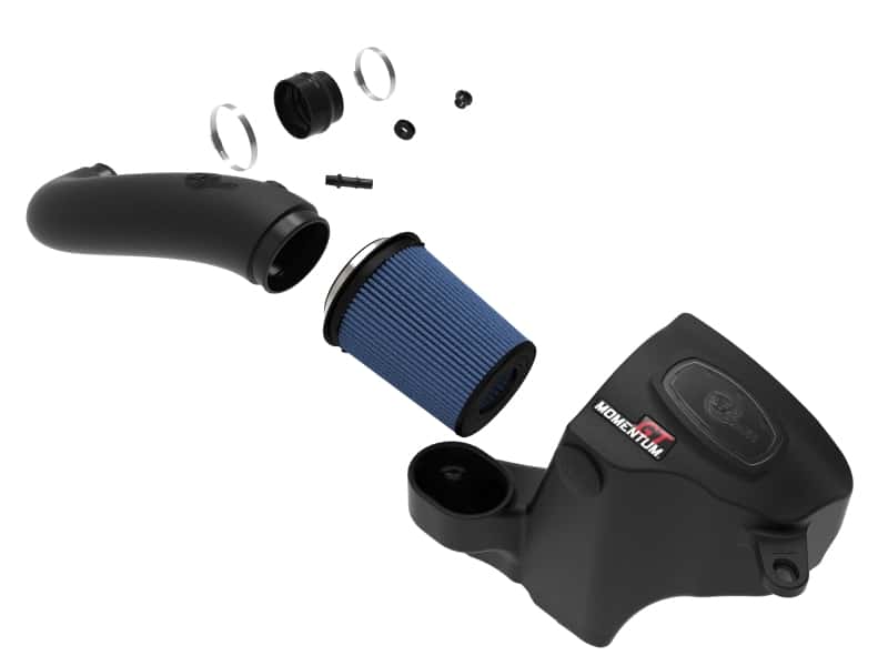 aFe — aFe 21-22 Jeep Grand Cherokee L (WL) HEMI V8 5.7L Momentum GT Cold Air Intake System w/Pro 5R Filter
Momentum GT Intake - view 2