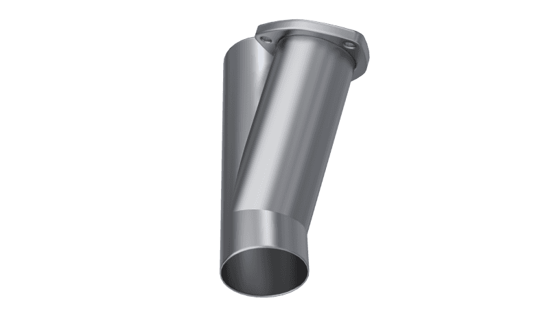 QTP — QTP 3in Weld-On QTEC Exhaust Cutout Y-Pipe - view 2