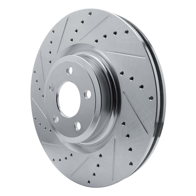 R1 Concepts — R1 20-25 Ford Police Interceptor Utility Front Left Drilled & Slotted Silver Brake Rotor
R1 Brake Rotor Drill - view 2
