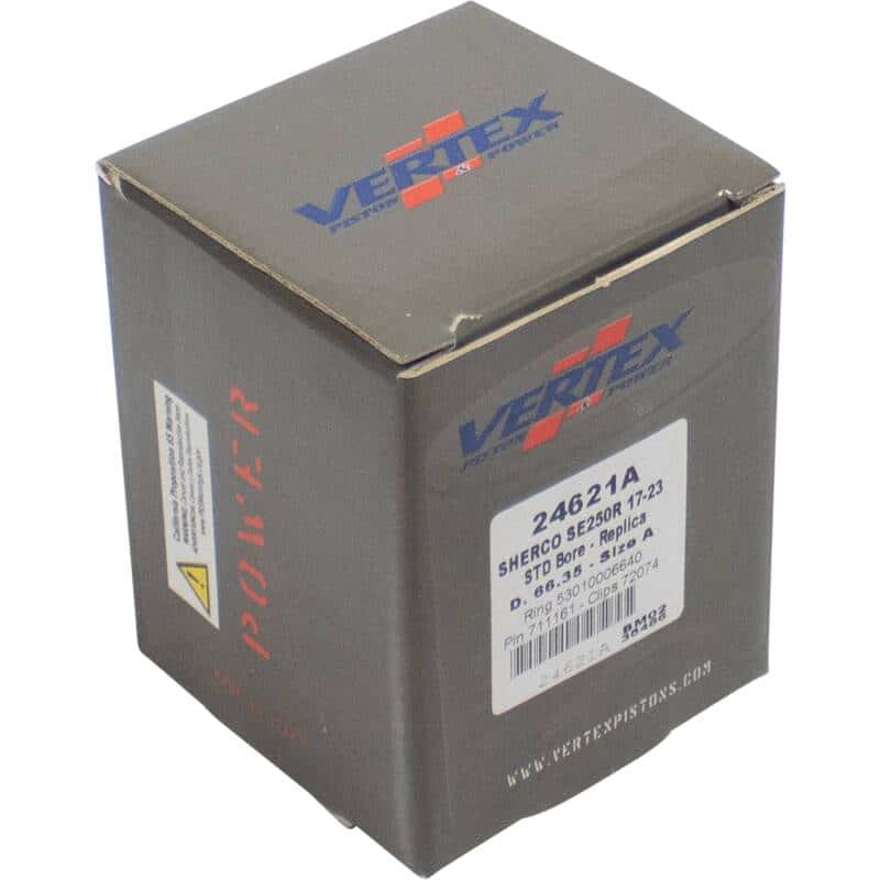 Vertex Pistons — Vertex Piston 17-24 Sherco SE-R 250 250cc Cast Replica Piston Kit - view 6