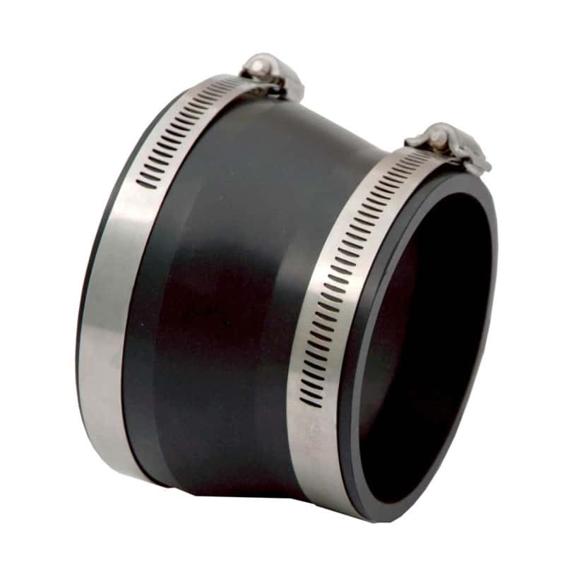 Spectre — Spectre Coupler/Reducer 4in. to 3.5in. (PVC) - Black - view 1