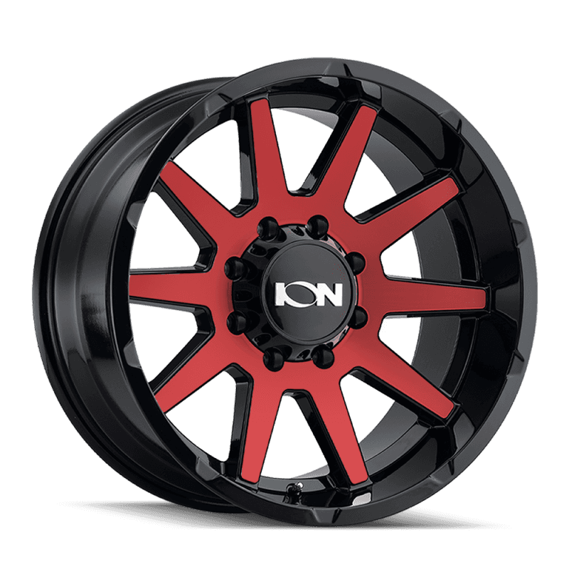 ION Wheels — ION Type 143 20x9 / 8x170 BP / 18mm Offset / 125.2mm Hub Gloss Black/Red Machined Wheel - view 2