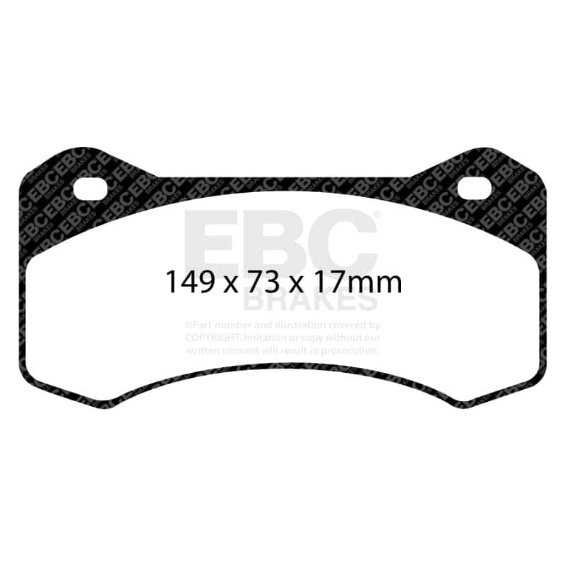 EBC — EBC Brakes Bluestuff Street and Track Day Brake Pads
Disc Brake Pad - view 8