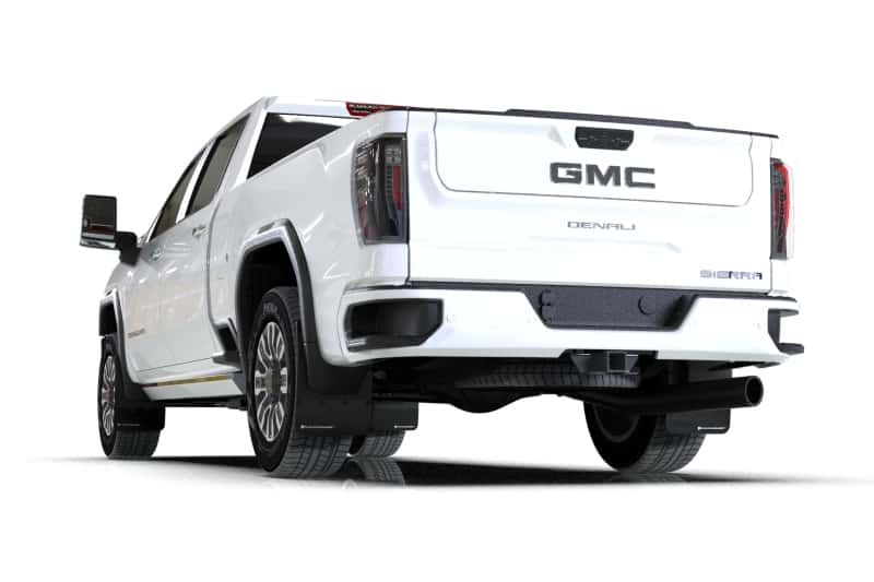 Rally Armor — Rally Armor 20-26 GMC Sierra 2500/3500 HD Denali Black Mud Flap w/Metallic Black Logo
Mud Flap - view 4