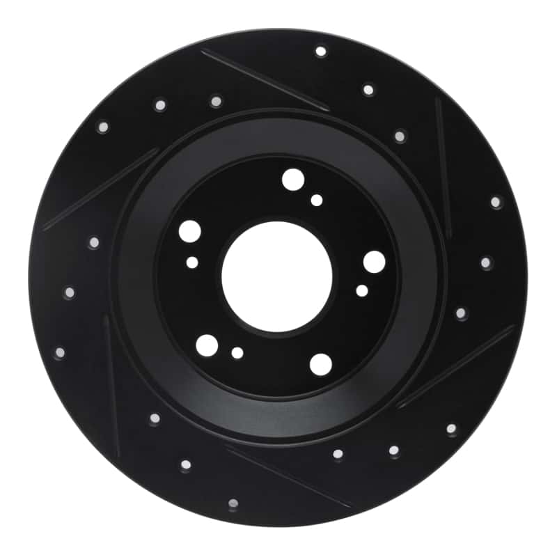 R1 Concepts — R1 00-09 Honda S2000 Rear Left Drilled & Slotted Black Brake Rotor
R1 Brake Rotor Drill - view 5