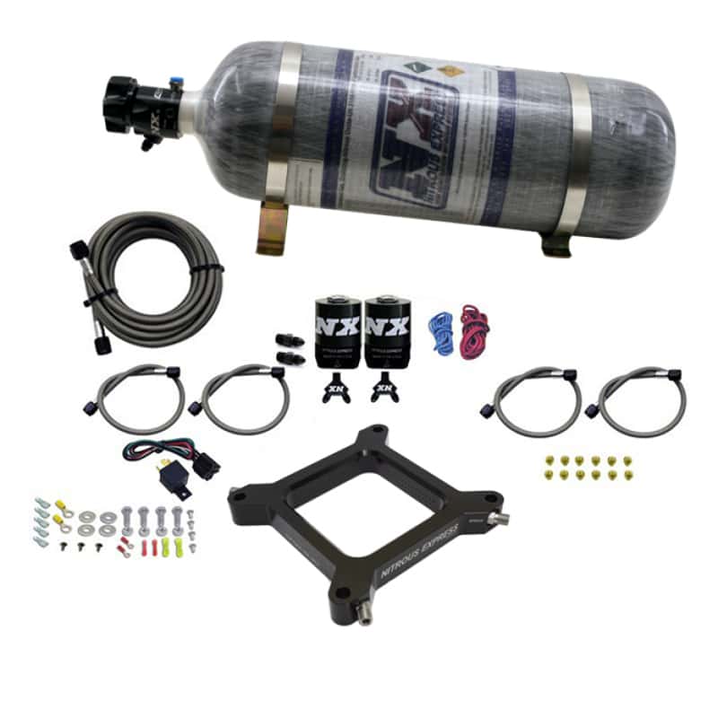 Nitrous Express — Nitrous Express 4150 Assassin Plate Stage 6 Nitrous Kit (50-300HP) w/12lb Bottle
Injection System Kit
N2OSys - view 1