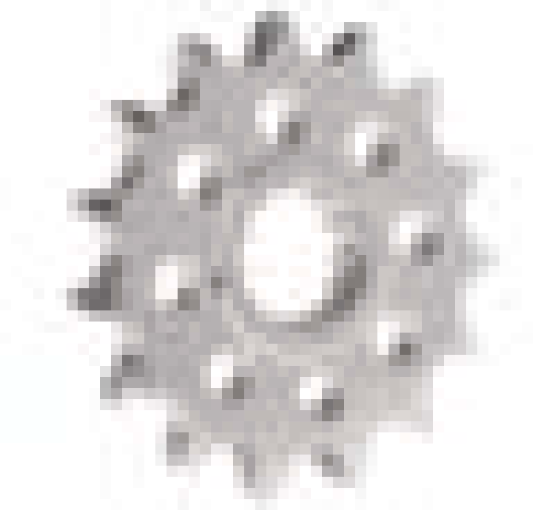 Vortex Racing — Vortex Racing Steel Front Sprocket 520 16 Tooth- Silver - view 2