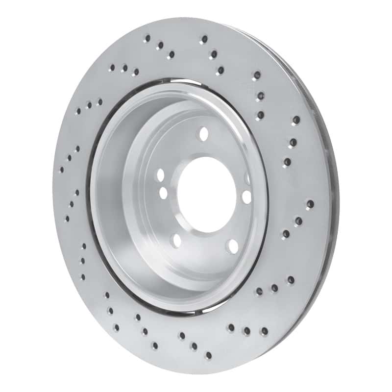 DFC — DFC 06-08 BMW Z4 Left Rear Drilled Hi-Carbon Alloy Geomet Coated Rotor
DFC Brake Rotor - view 4