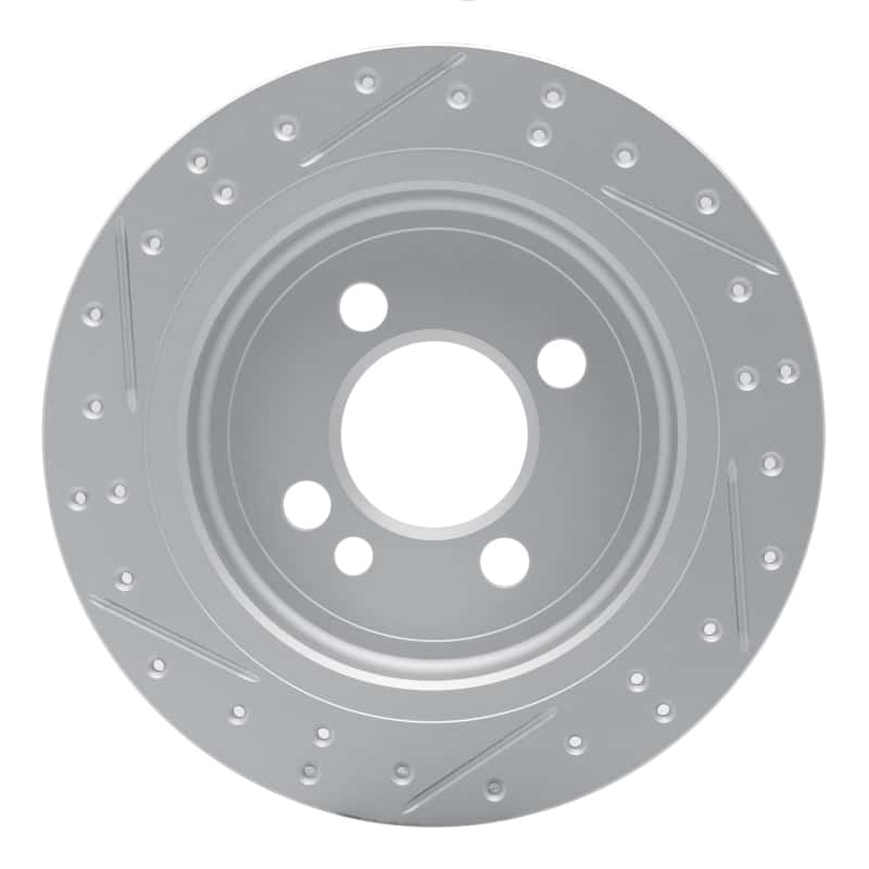 R1 Concepts — R1 02-15 Mini Cooper (Excl Clubman Rear Right Drilled & Slotted Geo-Carbon Rotor - view 5