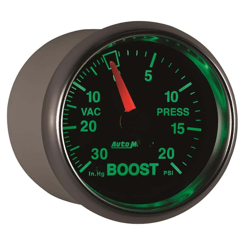 AutoMeter — Autometer GS 52mm 30 in Hg/20 psi Mechanical Vacuum/Boost Gauge
2-1/16" BOOST-VAC, 3 - view 7