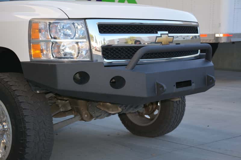DV8 Offroad — DV8 Offroad 07-13 Chevrolet Silverado 1500 Front Bumper - Black Powdercoat - view 9