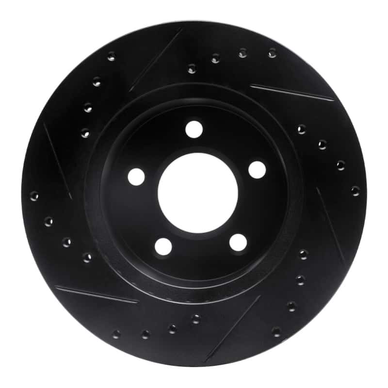 R1 Concepts — R1 91-94 Ford Crown Victoria Front Right Drilled & Slotted Black Brake Rotor
R1 Brake Rotor Drill - view 5