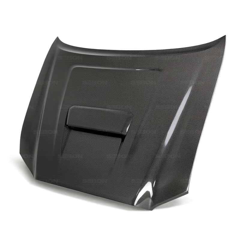 Seibon — Seibon 2018+ Toyota Tacoma TR-Style Carbon Fiber Hood - view 6