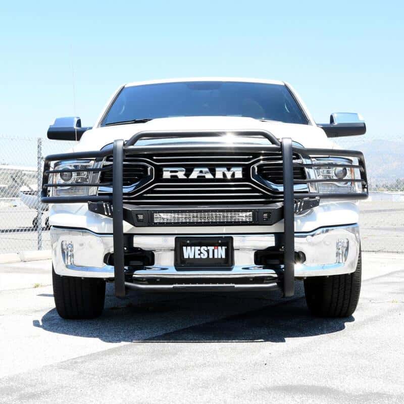 Westin — Westin 19-21 Ram 1500 Classic (Excl Rebel) Sportsman X Grille Guard - Textured Black
Grille Guard - view 5