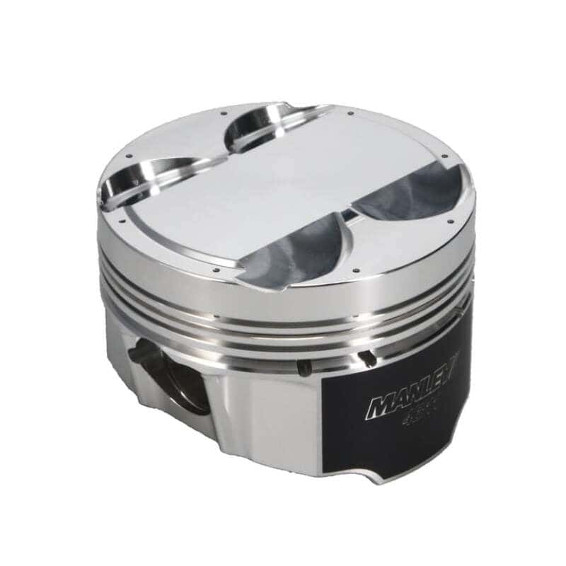 Manley Performance — Manley Mitsubishi 4B11 86.5mm Bore 10.0:1 CR +2cc Dome Turbo Tuff Piston Set w/ Rings
Piston Set - view 4