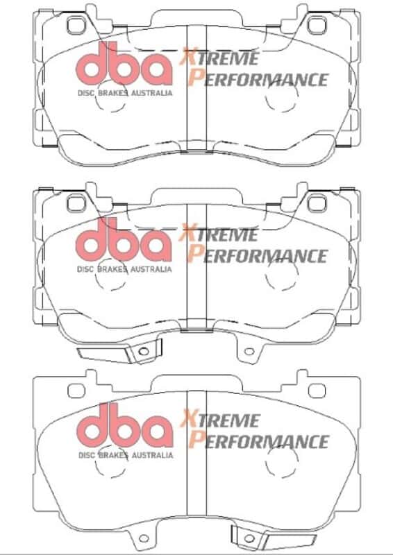 DBA — DBA 15-19 Ford Mustang GT (w/o Performance Pkg/352mm Front Rotor) XP Performance Front Brake Pads
Brake Pad - view 1