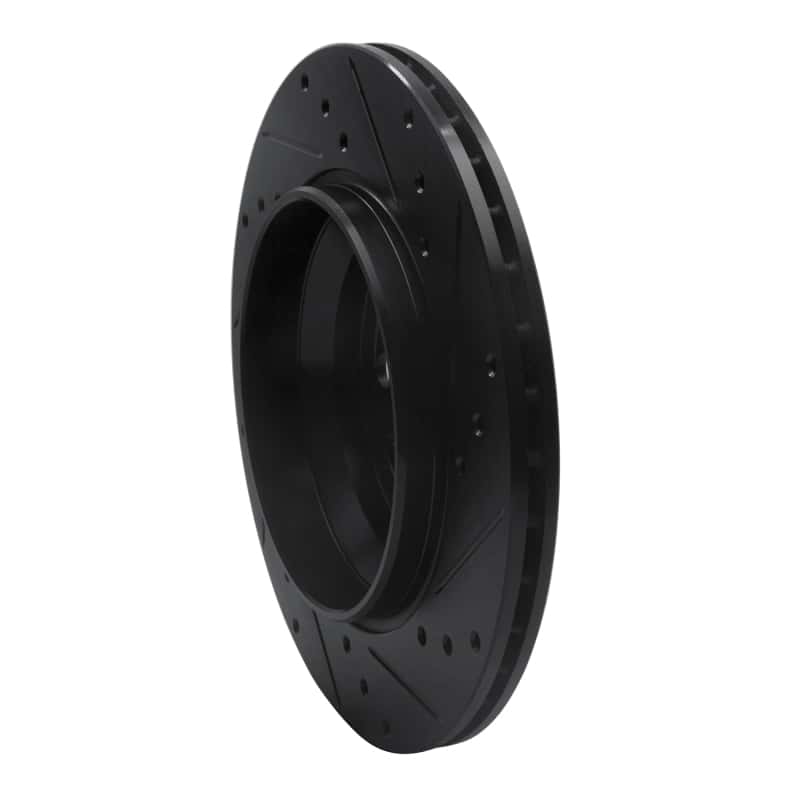 R1 Concepts — R1 03-14 Volvo XC90 Rear Left Drilled & Slotted Black Brake Rotor
R1 Brake Rotor Drill - view 4