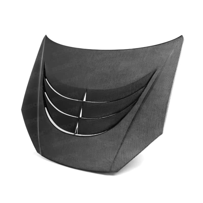 Seibon — Seibon 12-13 Hyundai Genesis SC Carbon Fiber Hood - view 1