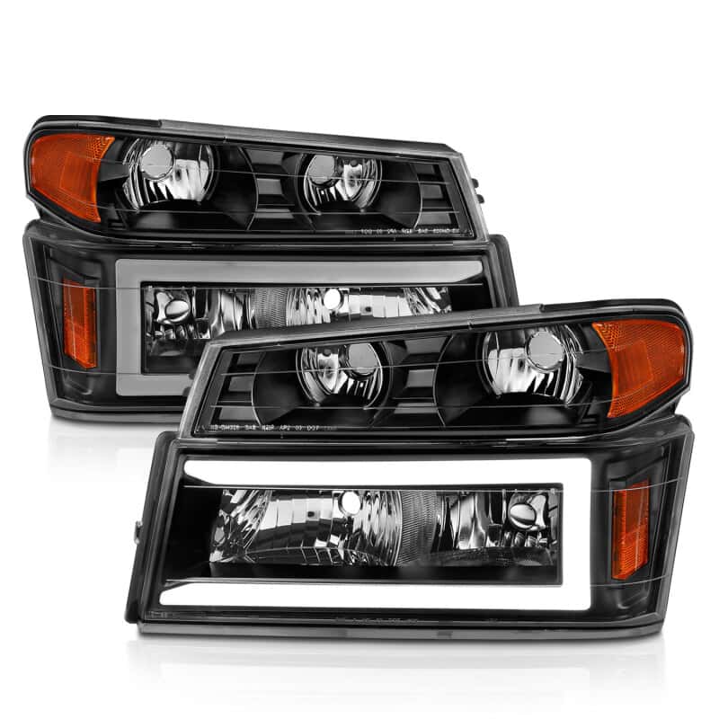 ANZO — ANZO 04-12 GM Colorado/Canyon/I-Series Crystal Headlights - w/ Light Bar Black Housing 4pcs
Head Light Set
HdLtSet - view 8
