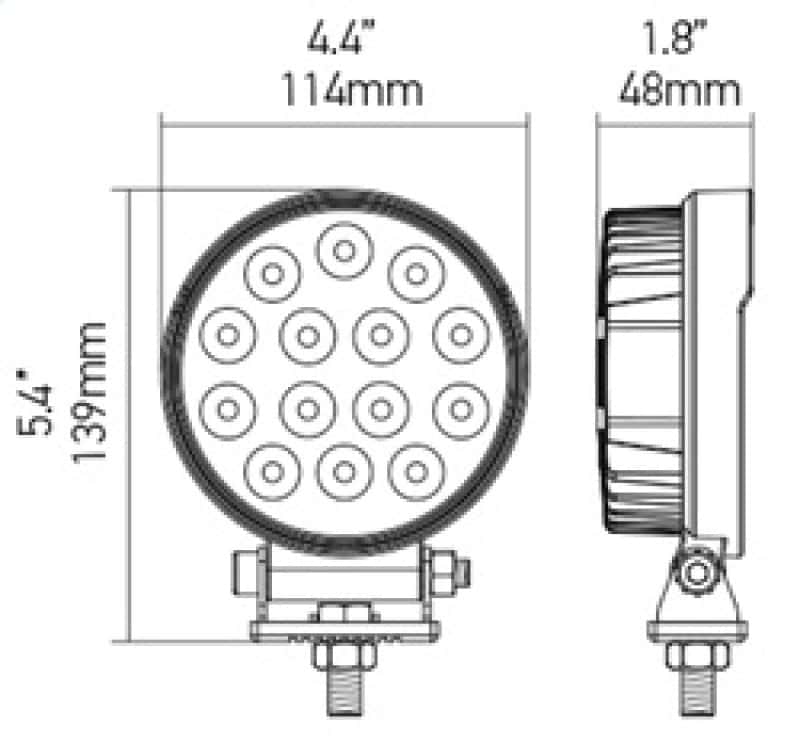 Hella — Hella ValueFit Work Light 5RD 2.0 LED MV CR LT - view 10