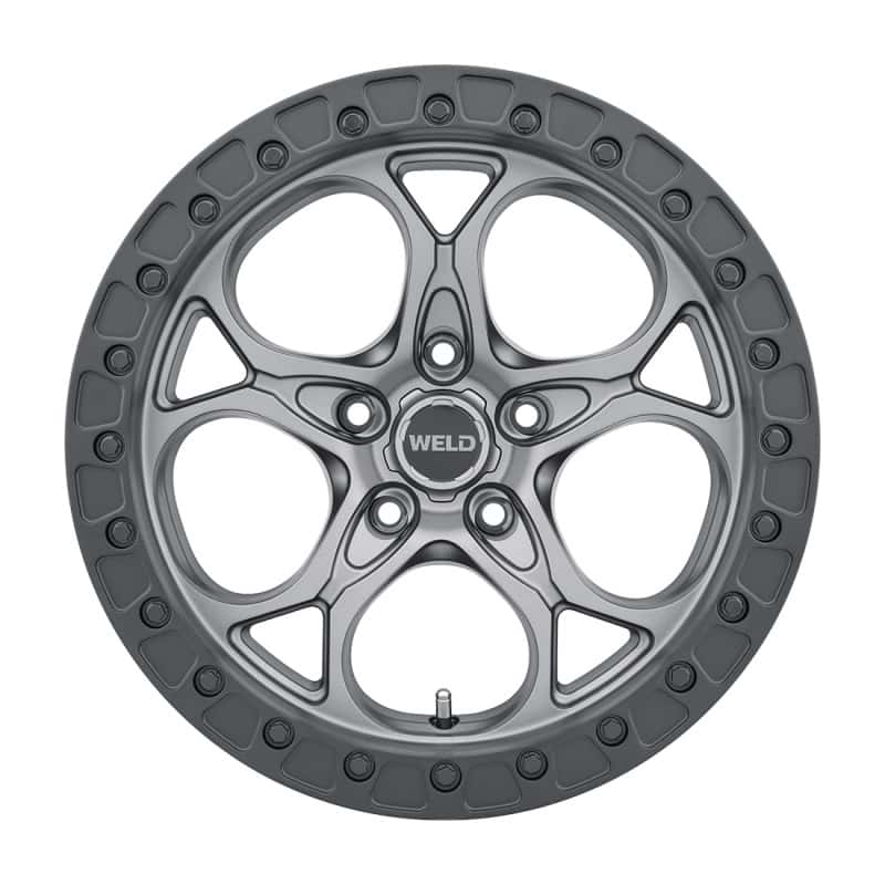 Weld — Weld Off-Road W107 17X9.0 Ledge 5X127 ET-12 BS4.50 Satin Gun Satin Black 71.5 - view 1