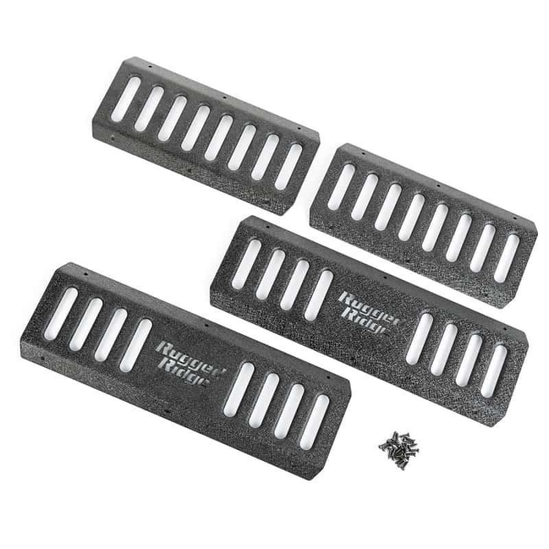 Rugged Ridge — Rugged Ridge RRC Side Armor Guard Plates 07-18 Jeep Wrangler JKU
OFFROAD_STEPSSLIDERS
Rocker Panel Guard - view 2