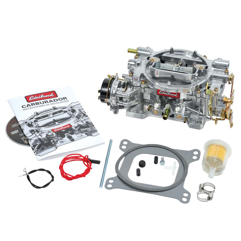 Edelbrock — Edelbrock Carburetor Performer Series 4-Barrel 600 CFM Electric Choke Satin Finish - view 3