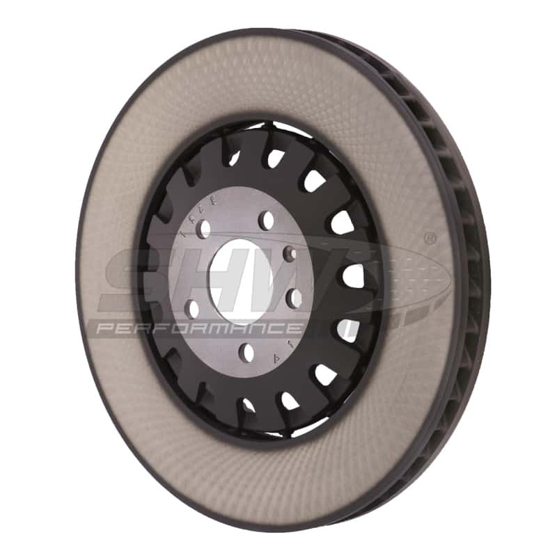 SHW Performance — SHW 19-20 Audi A8 Quattro L Front Smooth Lightweight Brake Rotor (4M0615301AP) - view 2