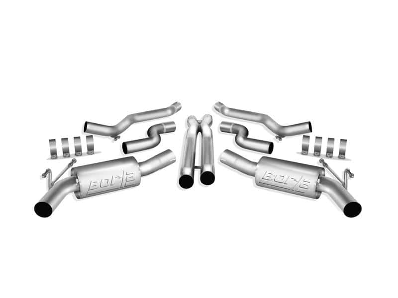 Borla — Borla 2010 Camaro 6.2L V8 S Type Catback Exhaust w/o Tips works w/ factory ground affects package ON
Cat-Back System
ExhstSysKt - view 2
