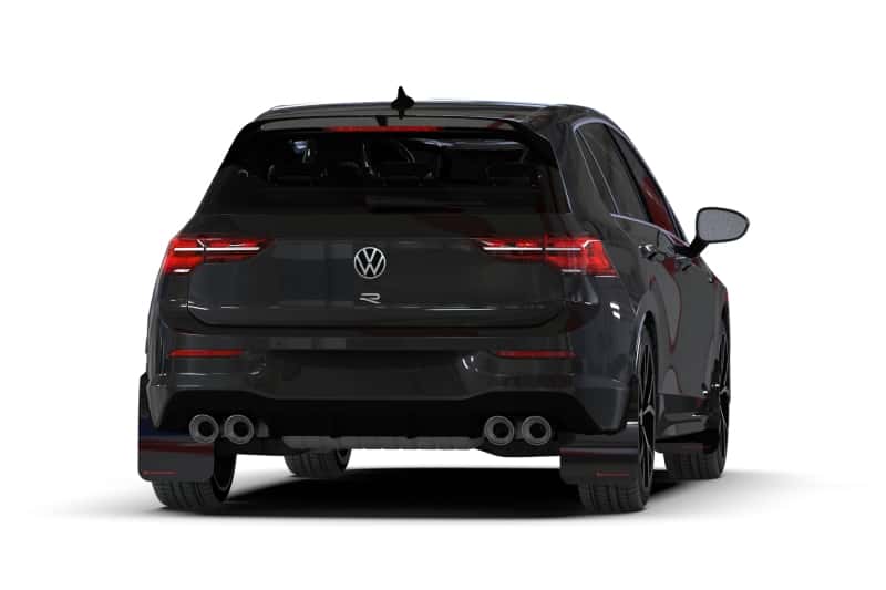 Rally Armor — Rally Armor 22-25 VW MK8 Golf GTI/R Black UR Mud Flap w/Gray Logo
Mud Flap - view 5