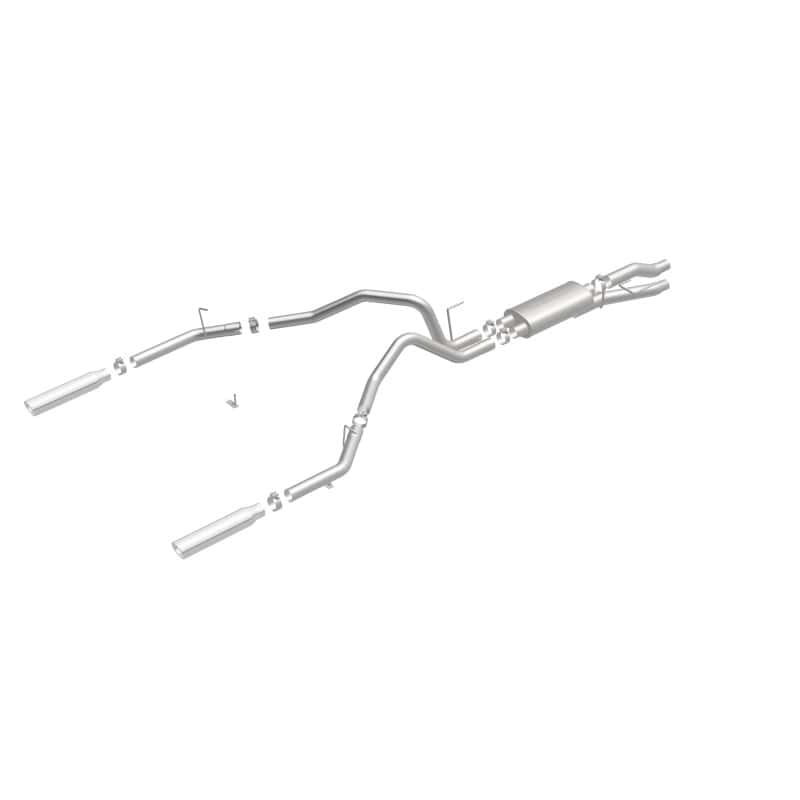 Magnaflow — MagnaFlow SYS C/B 09 F-150 EC-CC/SB dual splt
Cat-Back - view 3