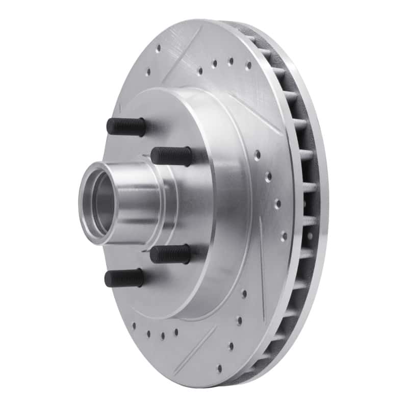 R1 Concepts — R1 1988-1994 Chevrolet C1500 Front Left Drilled & Slotted Silver Brake Rotor
R1 Brake Rotor Drill - view 2