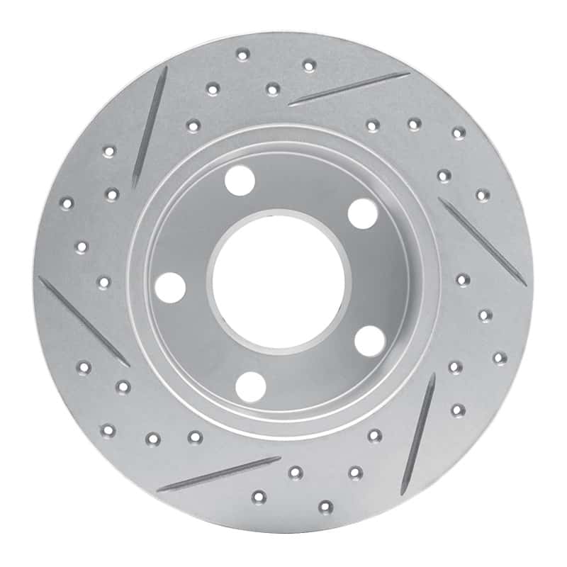 R1 Concepts — R1 92-05 Audi A6 (Mexico) Rear Right Drilled & Slotted Geo-Carbon Rotor - view 5