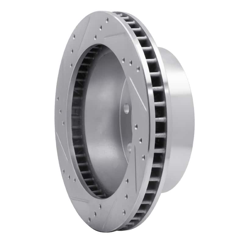 R1 Concepts — R1 00-02 Dodge Ram 3500 Front Right Drilled & Slotted Silver Brake Rotor
R1 Brake Rotor Drill - view 4