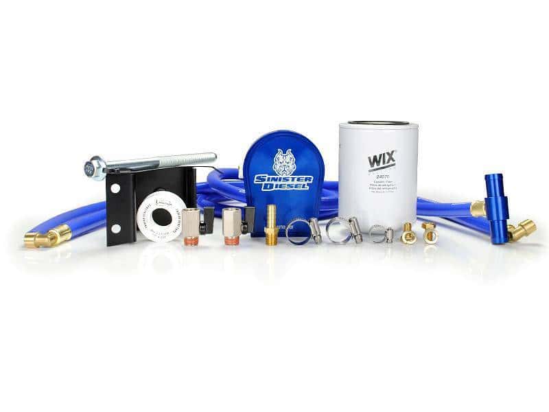Sinister Diesel — Sinister Diesel 03-07 Dodge 5.9L Cummins Coolant Filtration System w/ Wix Filter
Coolant Filter Kit - view 1