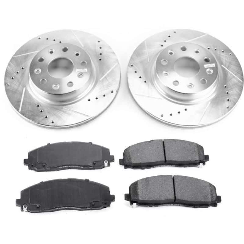 PowerStop — Power Stop 18-19 Jeep Wrangler Front Z23 Evolution Sport Brake Kit - view 1