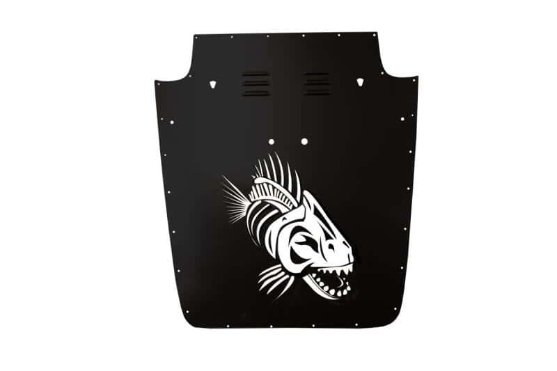 Fishbone Offroad — Fishbone Offroad 03-06 Jeep JK Jeep Wrangler Hood Louver - Black - view 4