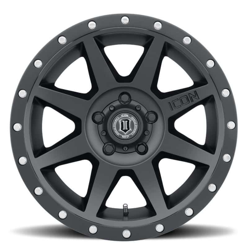 ICON — ICON Rebound 17x8.5 5x5.5 0mm Offset 4.75in BS Satin Black Wheel
REBOUND WHEEL - view 2