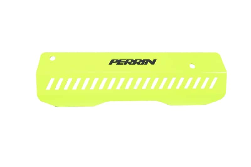 Perrin Performance — PERRIN 22-25 Subaru WRX Pulley Cover - Neon Yellow (SHORT - For Use w/PERRIN AOS) - view 2