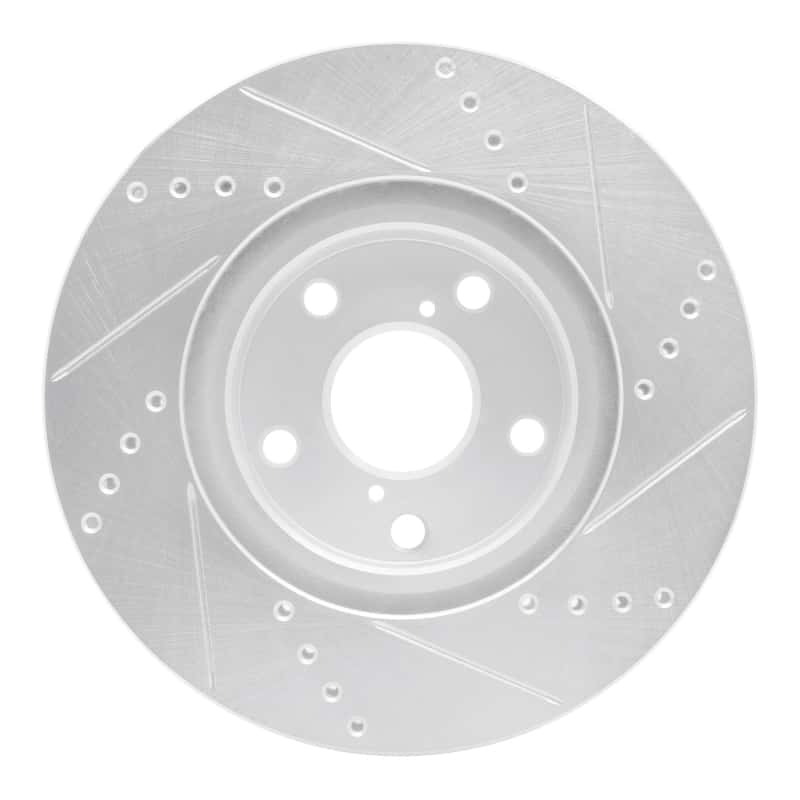 R1 Concepts — R1 06-15 Lexus IS250 Right Front Drilled & Slotted Silver Brake Rotor
R1 Brake Rotor Drill - view 5