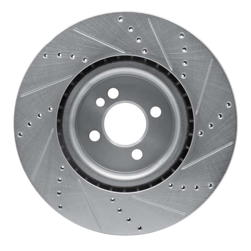 R1 Concepts — R1 13-13 Mini Cooper (Excl Clubman) Front Left Drilled & Slotted Silver Brake Rotor
R1 Brake Rotor Drill - view 5