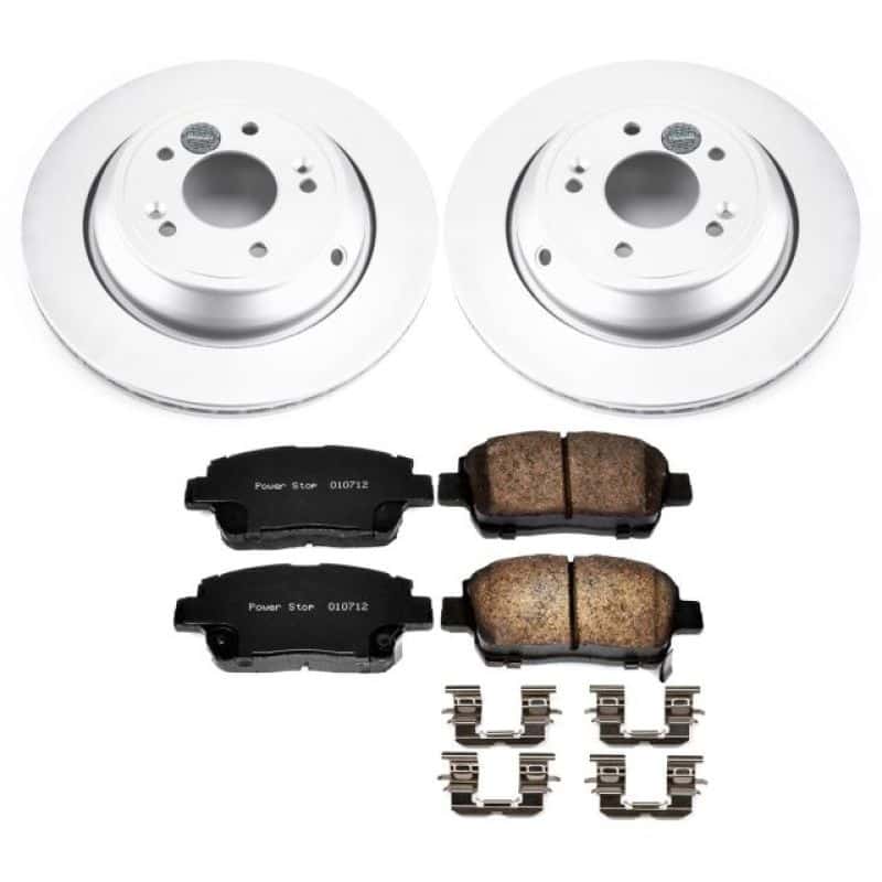 PowerStop — Power Stop 12-15 Scion iQ Front Z17 Evolution Geomet Coated Brake Kit - view 1